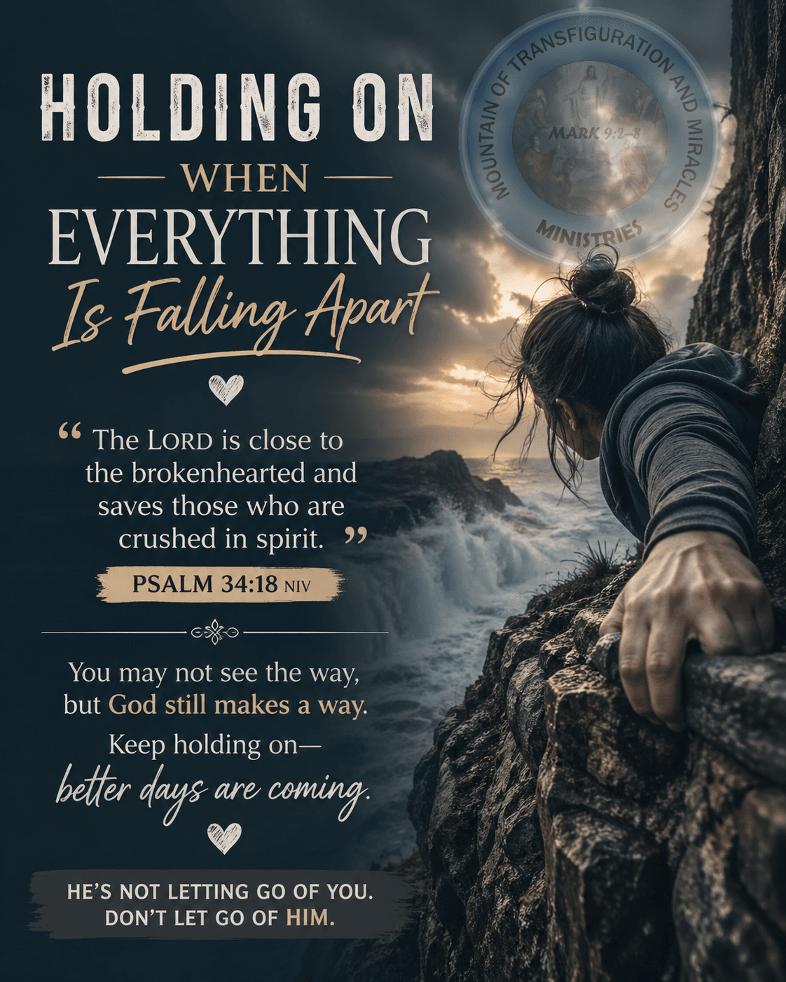 Holding On When Everything Is Falling Apart Now