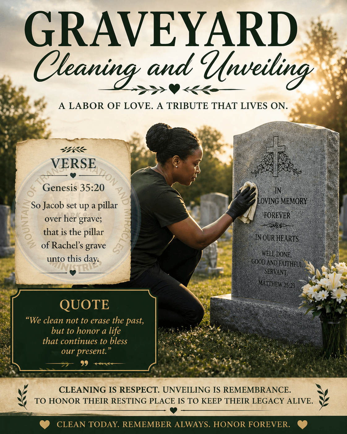 Graveyard Cleaning: Is It Wrong To Do It Now