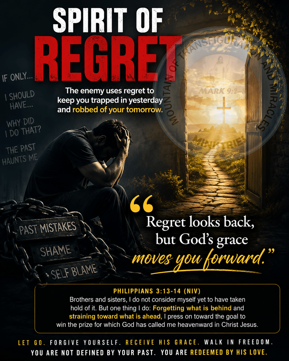 Spirit Of Regret: 15 Prayers To Overcome It Now